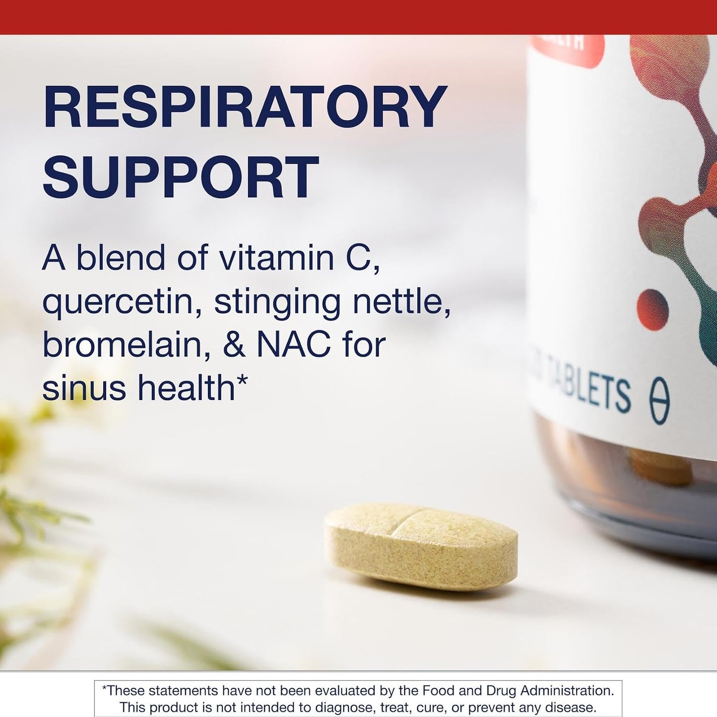 Metagenics Sinuplex – Respiratory & Immune Support with Vitamin C, Quercetin, N-Acetylcysteine & Bromelain (120 Tablets) - görsel 3