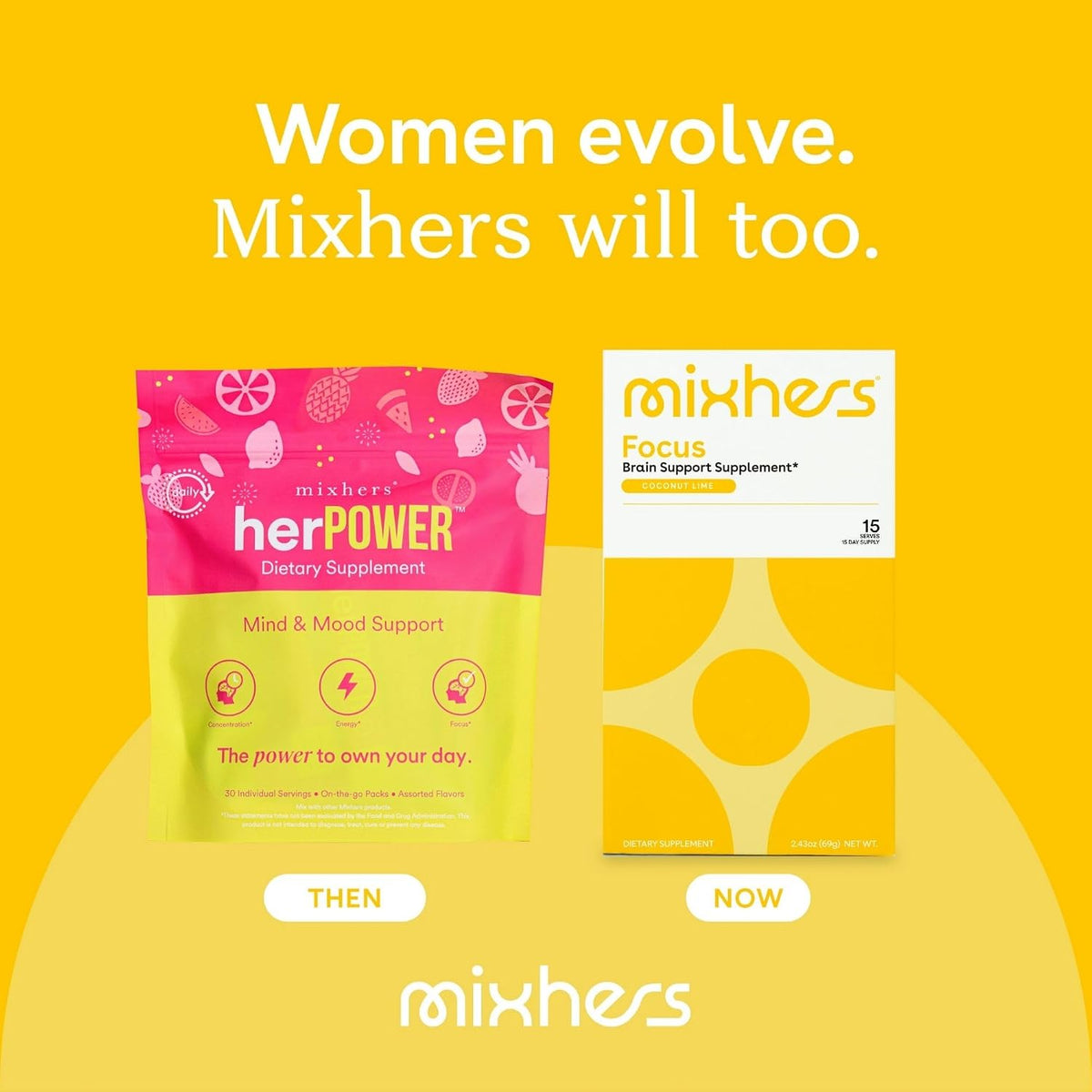 MIXHERS Focus - Nutrition for Women - 15 Sachets - Coconut & Lime - görsel 6