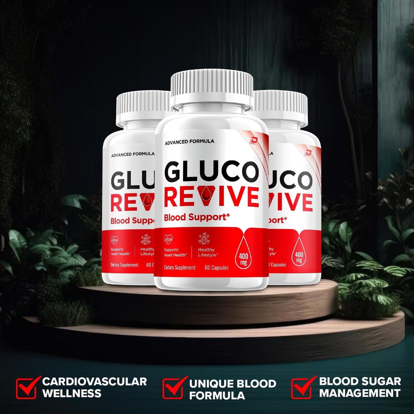 GlucoRevive Capsules – All-Natural Formula to Support Healthy Levels (2-Pack, 120 Capsules) - görsel 4