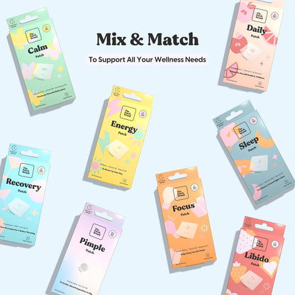 The Patch Brand Recovery Patches - Vitamin B1, DHM, Glutathione - 15 Patches