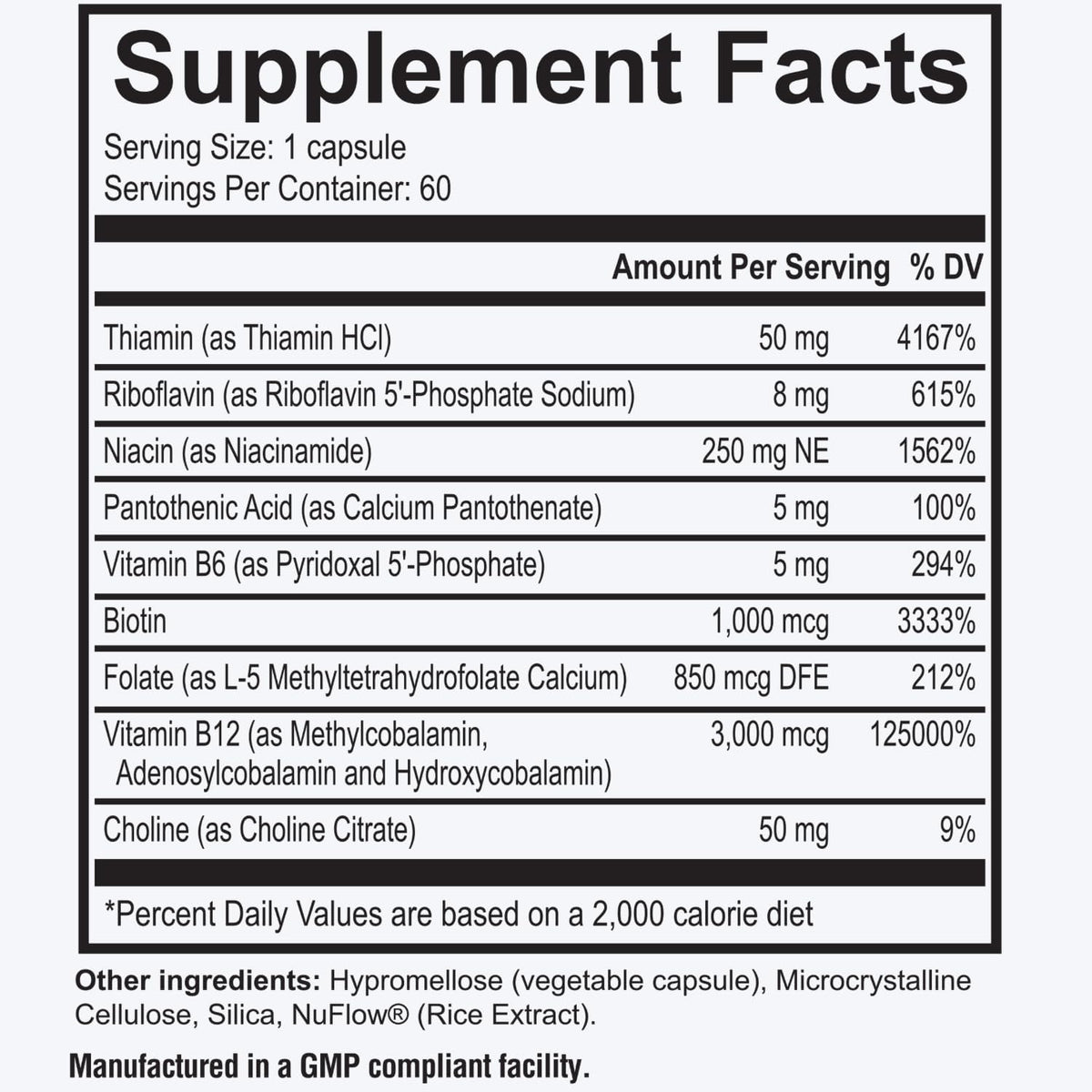 Dr. Westin Childs Thyroid B Complex – Vitamin Capsules for Women and Men, Methylated Supplement with Methylfolate, B12 Adenosylcobalamin, B1, B2, B3, B5, B6, B7, for MTHFR, Energy, Focus and Thyroid, 60 Capsules - görsel 6