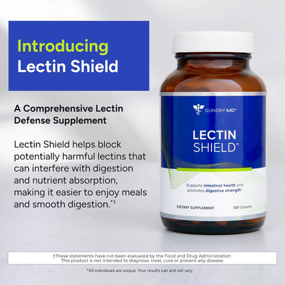 Gundry MD® Lectin Shield – Gut Health and Digestion Food Supplement