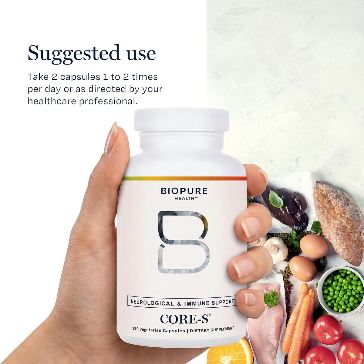 BioPure Core-S Mineral Supplement – 120 Capsules - görsel 7