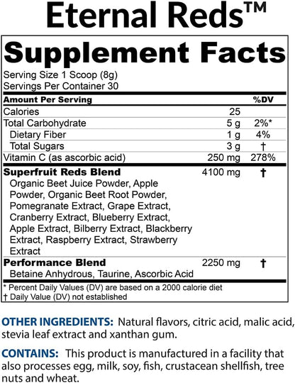 BioTrust Eternal Reds – Red Superfoods Powder