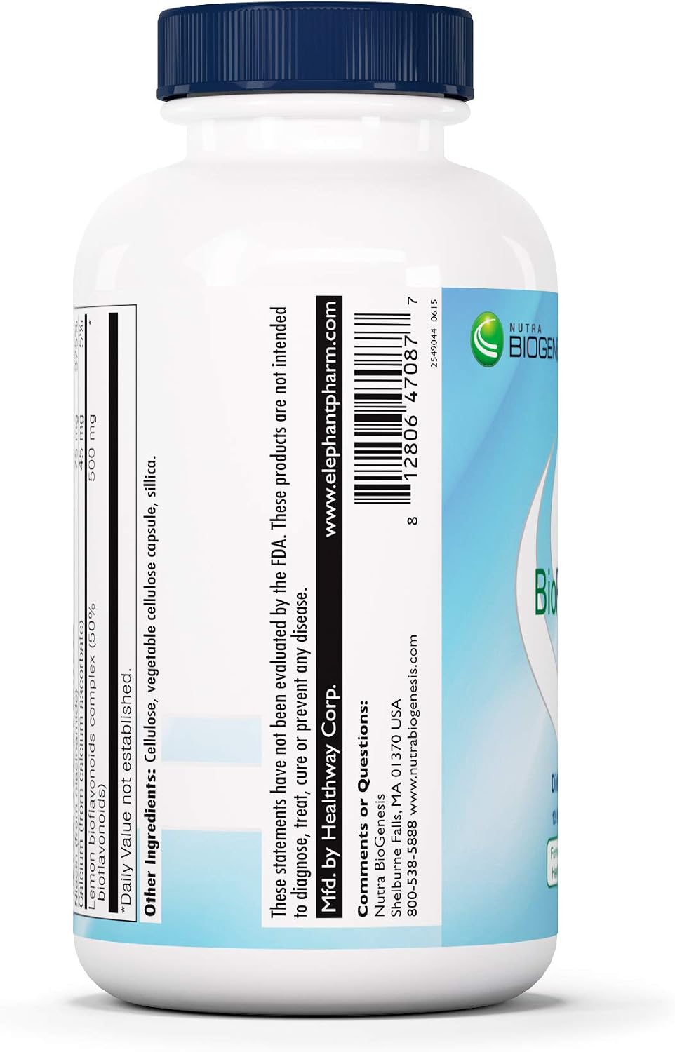 Nutra BioGenesis BioPotent C - Vitamin C with Citrus Bioflavonoids, 135 Vegan Capsules - görsel 5