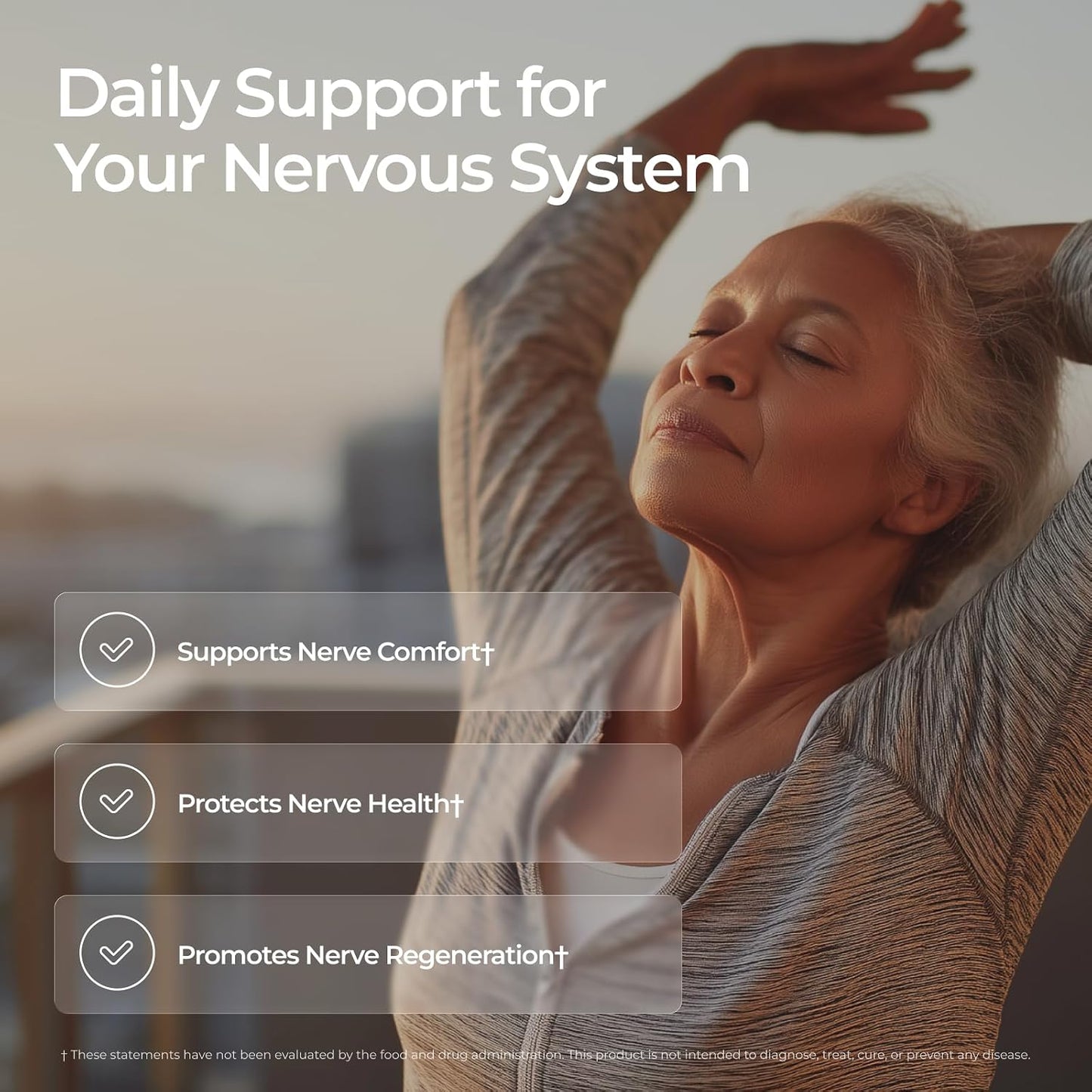 Livingood Daily Nerve Support Supplement - 12-in-1 Nerve Health Formula with Methylated B12, Folate, Benfotiamine, ALA & Feverfew - 60 Capsules - görsel 5