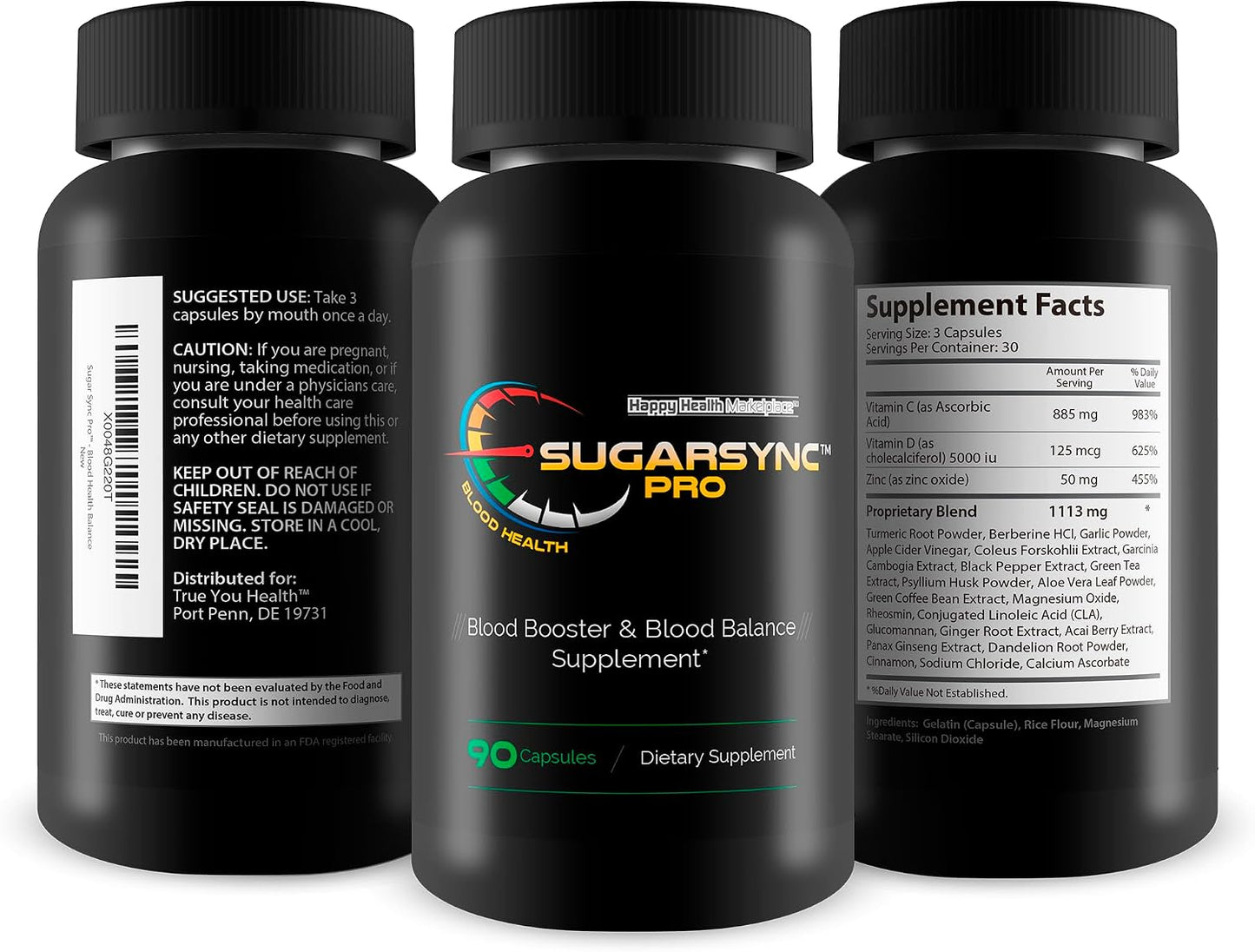 Sugar Sync Pro Blood Health – Blood Balance Food Supplement with Berberine and Cinnamon - görsel 4