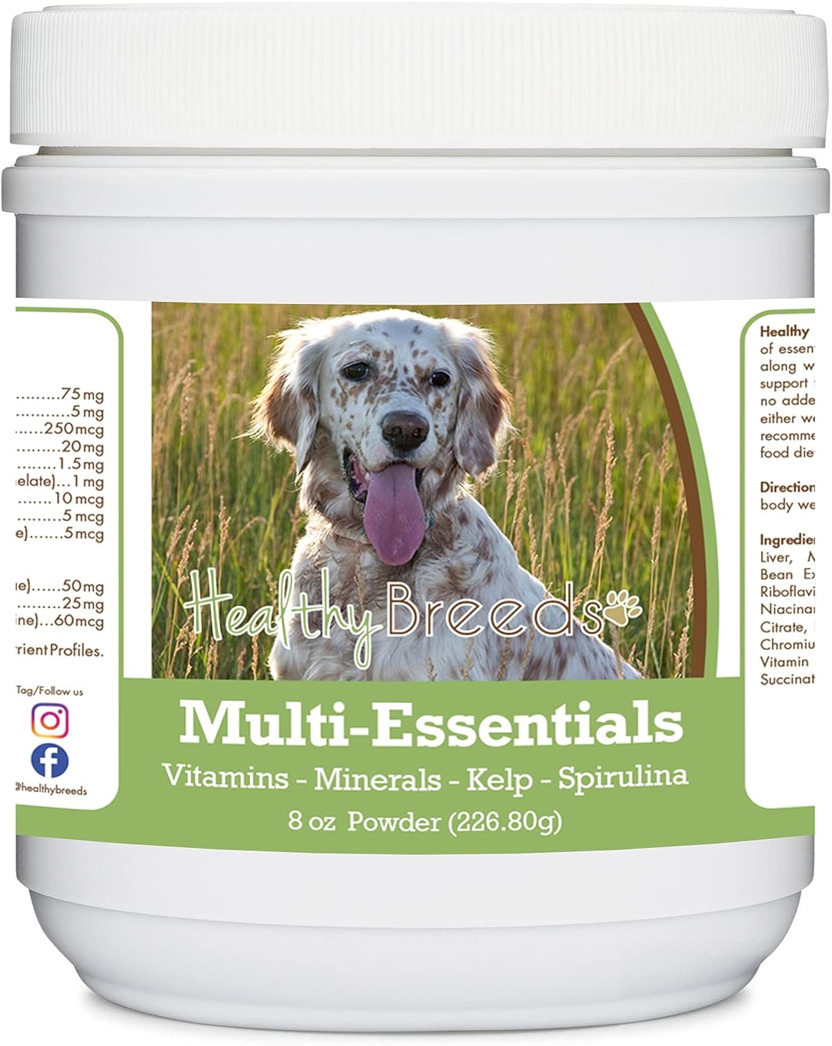 Healthy Breeds English Setter Multi-Essentials Powder for Dogs, 227g - görsel 1