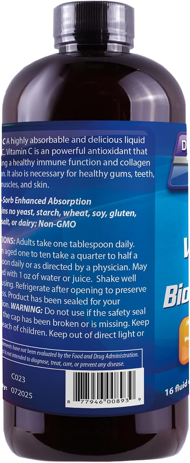 Liquid Vitamin C + Bioflavonoids 16oz - görsel 7