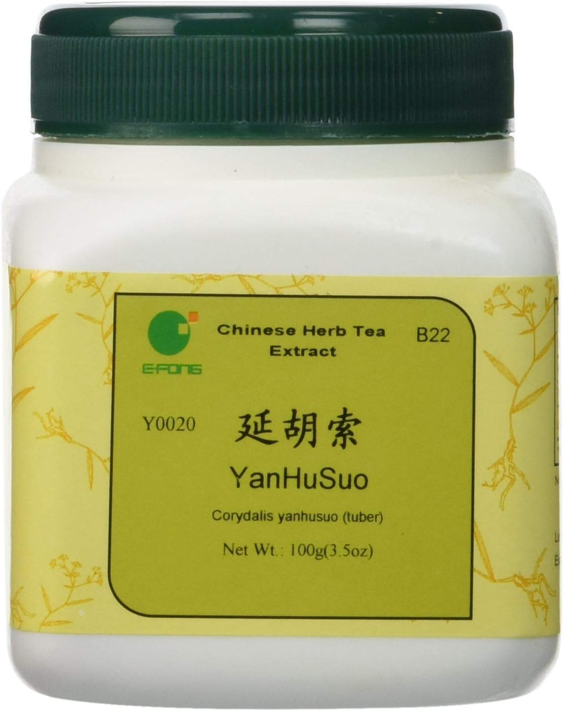 Yan Hu Suo - Corydalis Yanhusuo Tuber, 100 Grams (E-Fong) - görsel 1