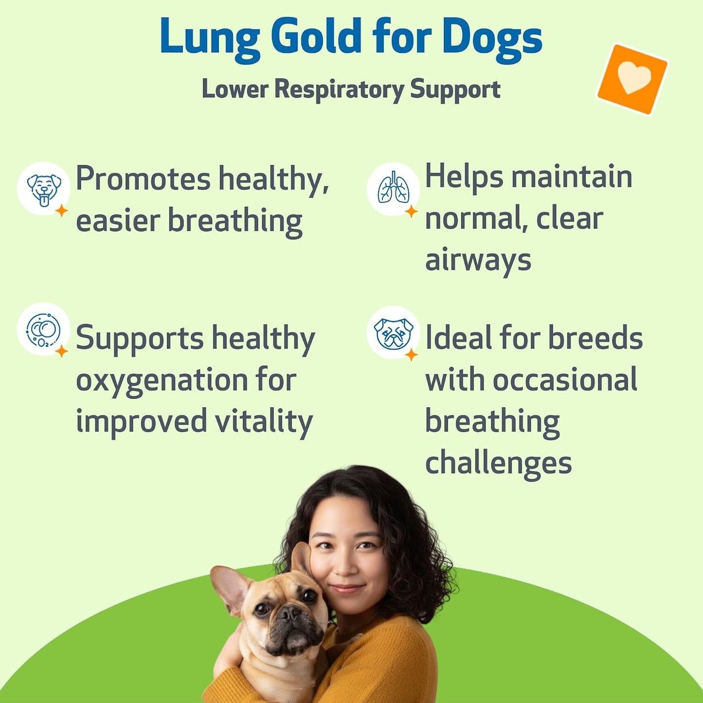 Pet Wellbeing Lung Gold for Dogs – 59 ml Liquid - görsel 2