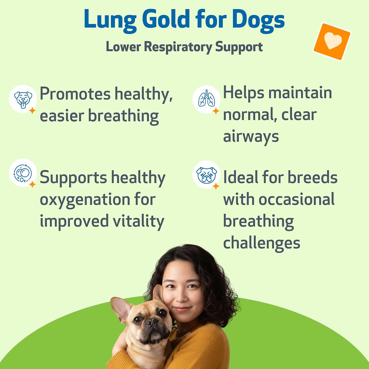 Pet Wellbeing Lung Gold for Dogs – 59 ml Liquid - görsel 2
