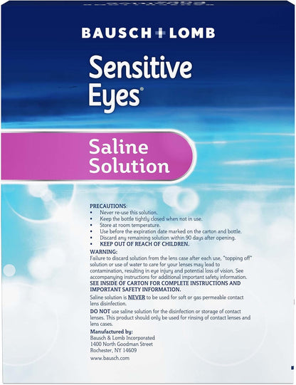 Bausch + Lomb Sensitive Eyes Plus Saline Solution, 710 ml (Pack of 3)