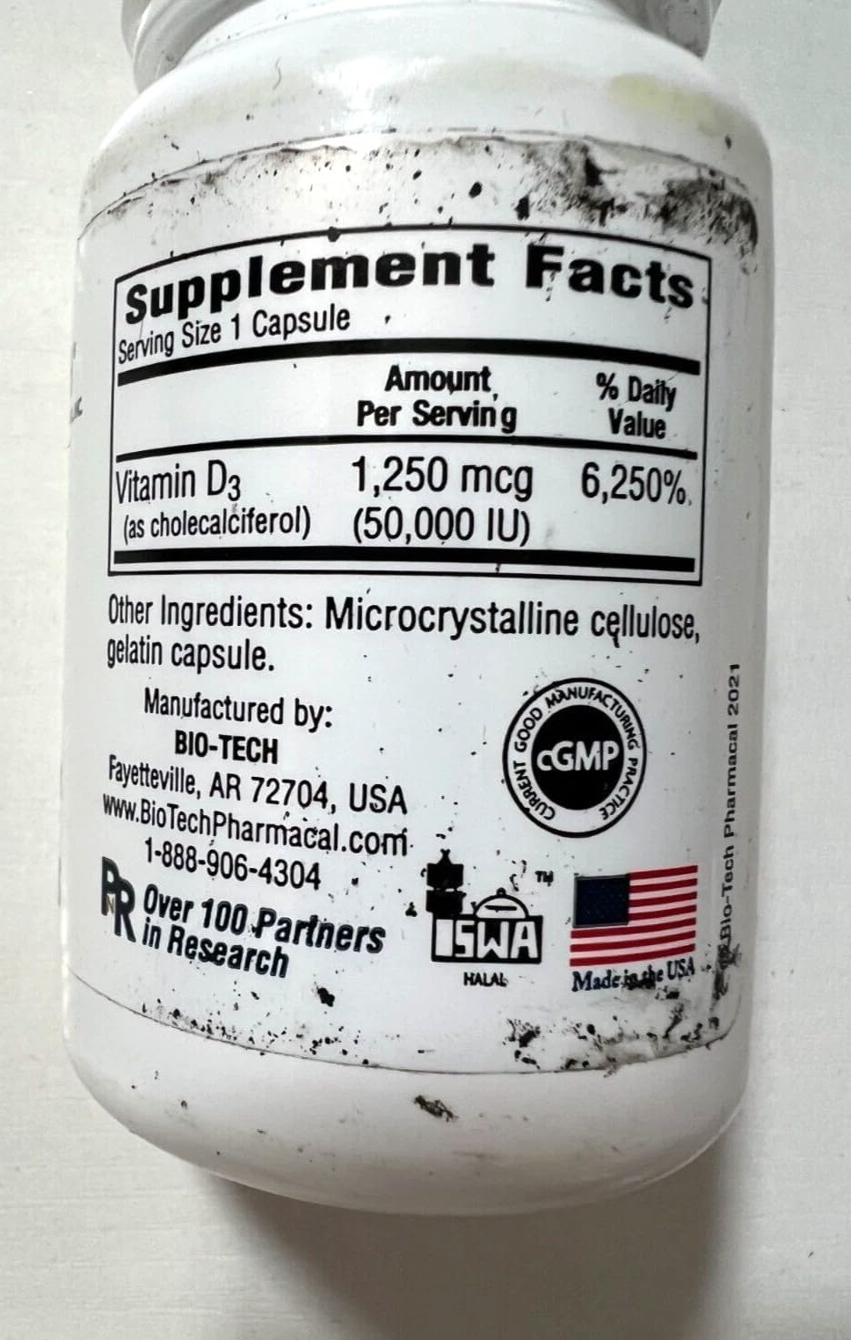 D3-50 100 Capsules BIO-TECH by Choice One - görsel 2