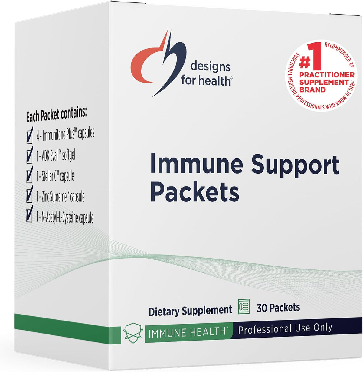 Designs for Health Immune Support Packets – 30-Day Supply (30 Packets) - görsel 1