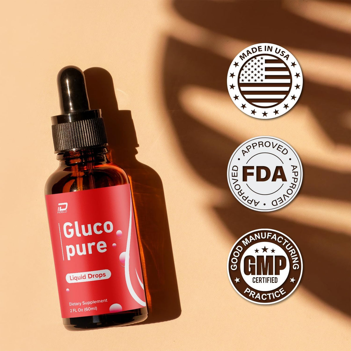 Gluco Pure Drops Healthy Formula - Extra Strength Liquid Drops (3 Pack, 3 Month Supply) - görsel 5