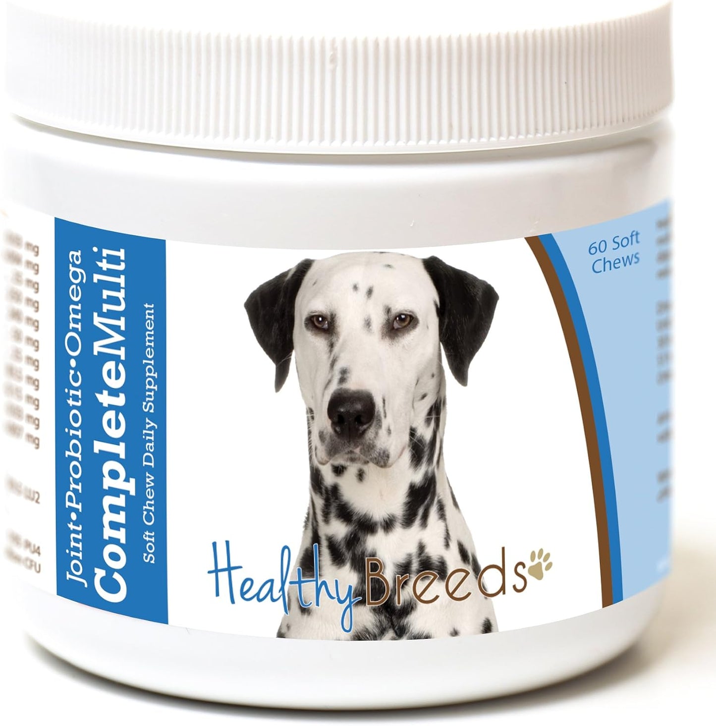 Healthy Breeds Dalmatian All in One Multivitamin – Complete with Probiotics, Glucosamine, Chondroitin & Omegas – 60 Soft Chews - görsel 1