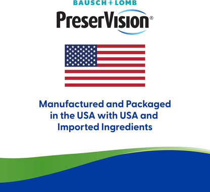 PreserVision AREDS 2 Eye Vitamins - Lutein and Zeaxanthin Supplement with Vitamin C, Vitamin E, Zinc, and Copper - 120 Soft gel capsule Capsules