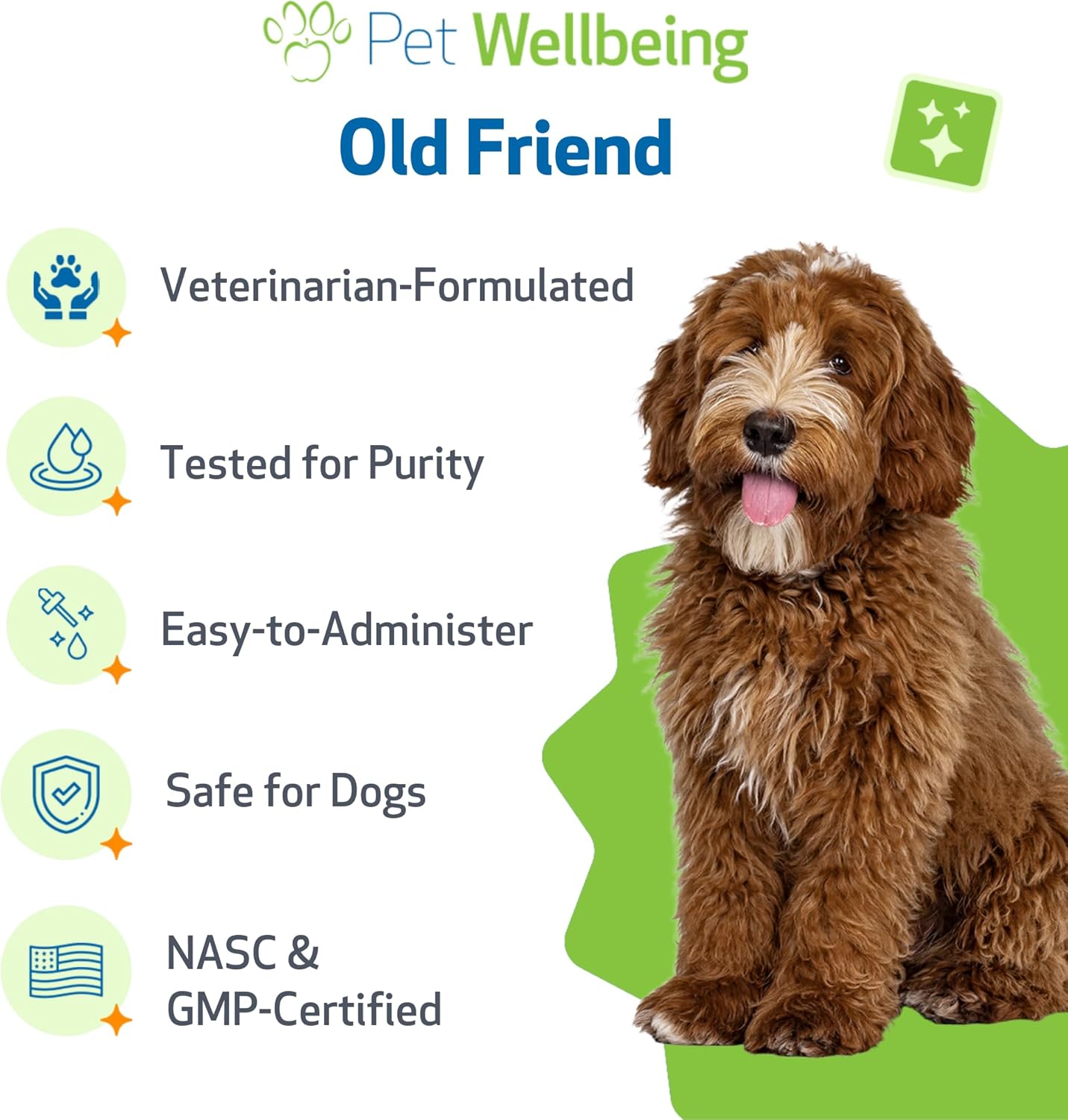 Pet Wellbeing Old Friend for Senior Dogs - Herbal Supplement for Immune, Joint, and Cognitive Support - 59 ml - görsel 5