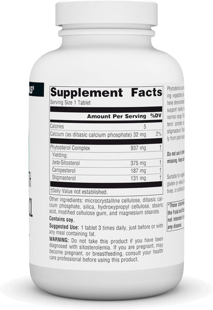 Source Naturals Mega Strength Beta Sitosterol 375mg - 120 Tablets