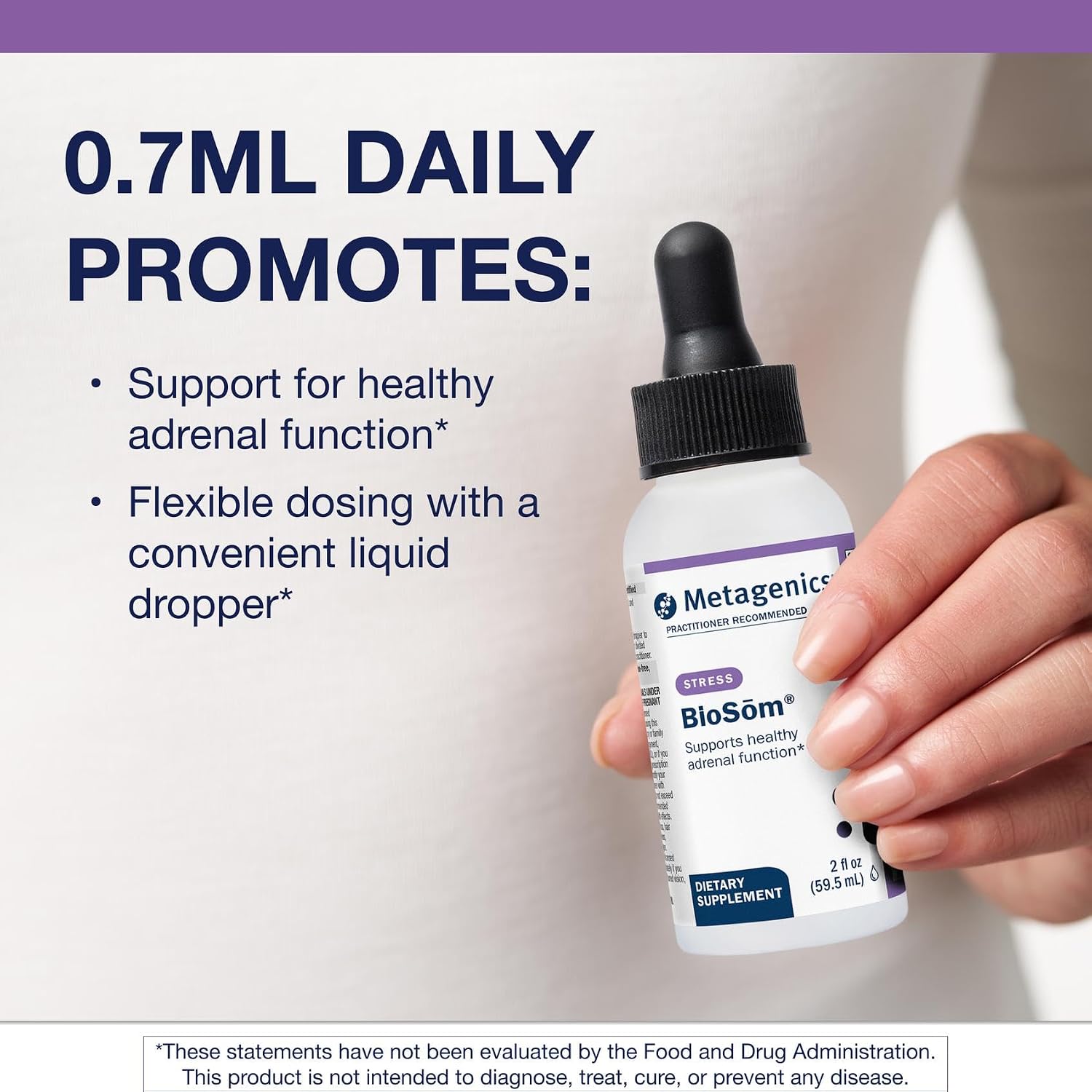 Metagenics BioSom - Liposomal DHEA with Grapefruit & Stevia - 85 Servings - görsel 2