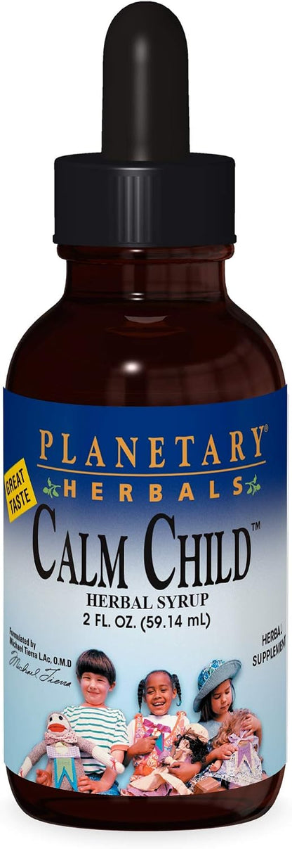 Planetary Herbals Calm Child – Herbal Syrup for Calm, Focussed Attention – 59 ml