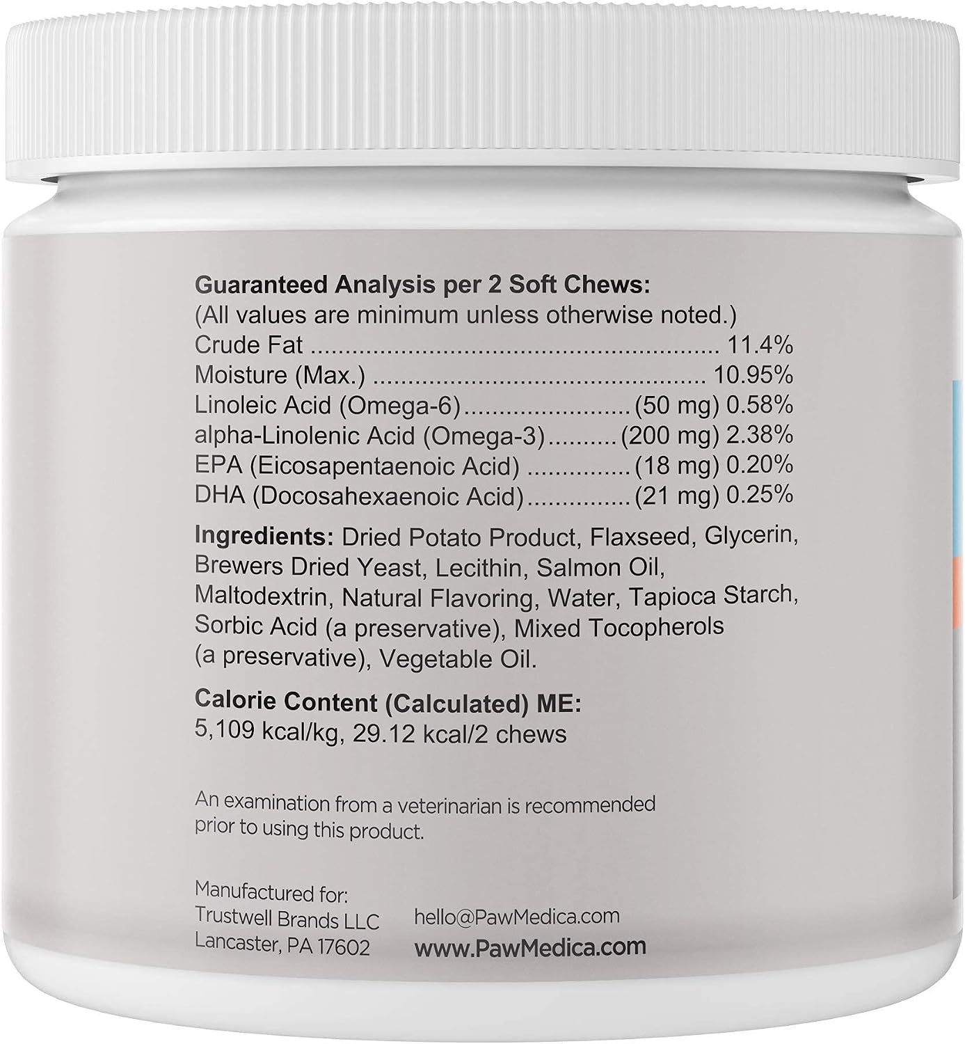 PawMedica Omega-3 for Dogs - Skin and Coat Supplement with Fish Oil - Omega-3 6 9 Chews for Allergies - görsel 5