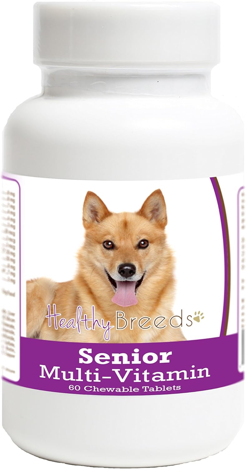 Healthy Breeds Finnish Spitz Senior Dog Multivitamin Tablets 60 Count - görsel 1