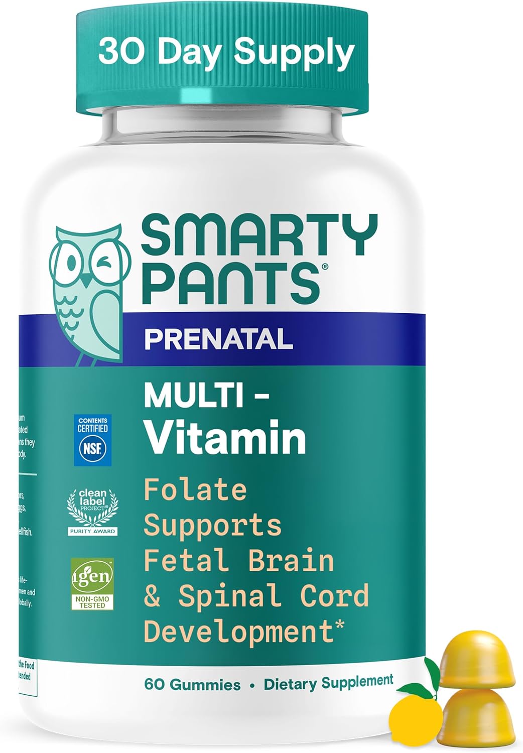 SmartyPants Prenatal Vitamin Gummies – 60 Gummies (30-Day Supply) - görsel 1