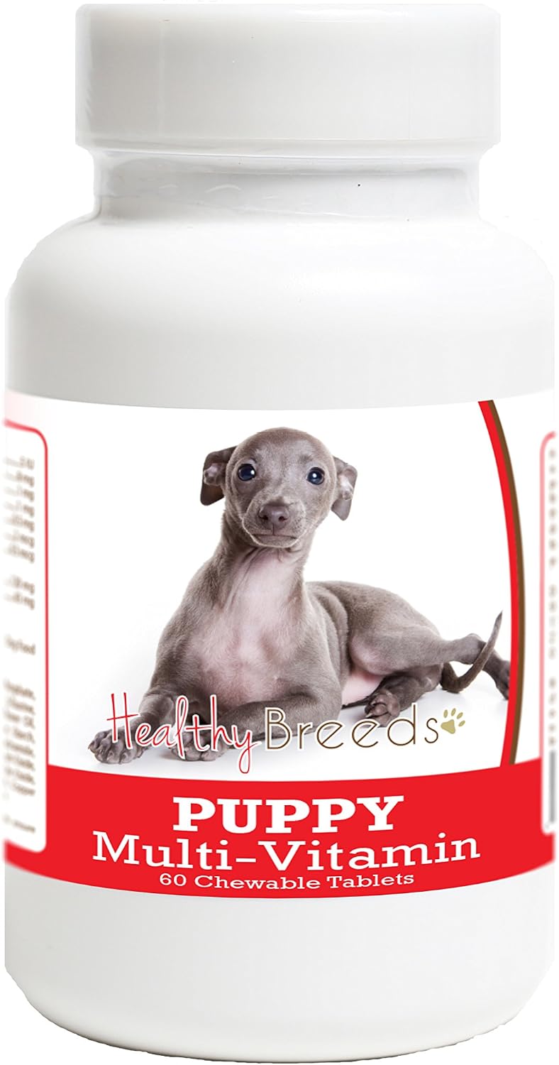 Healthy Breeds Italian Greyhound Puppy Dog Multivitamin Tablet 60 Count - görsel 1