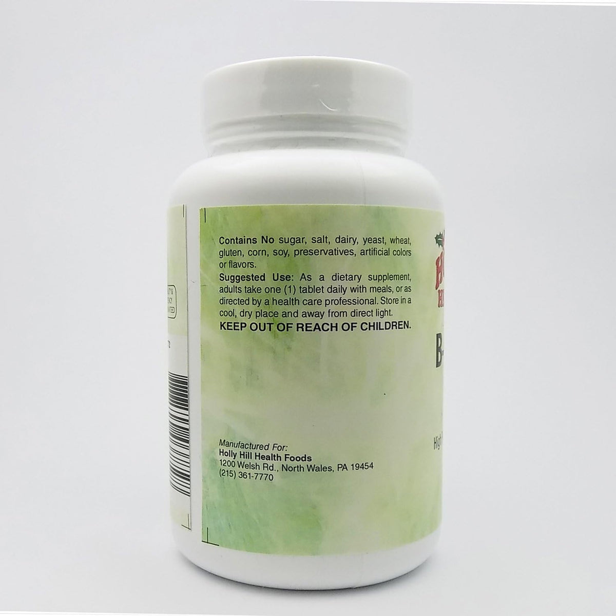 Holly Hill Health Foods B Complex 100 Vegetarian Tablets, 100 Tablets - görsel 3