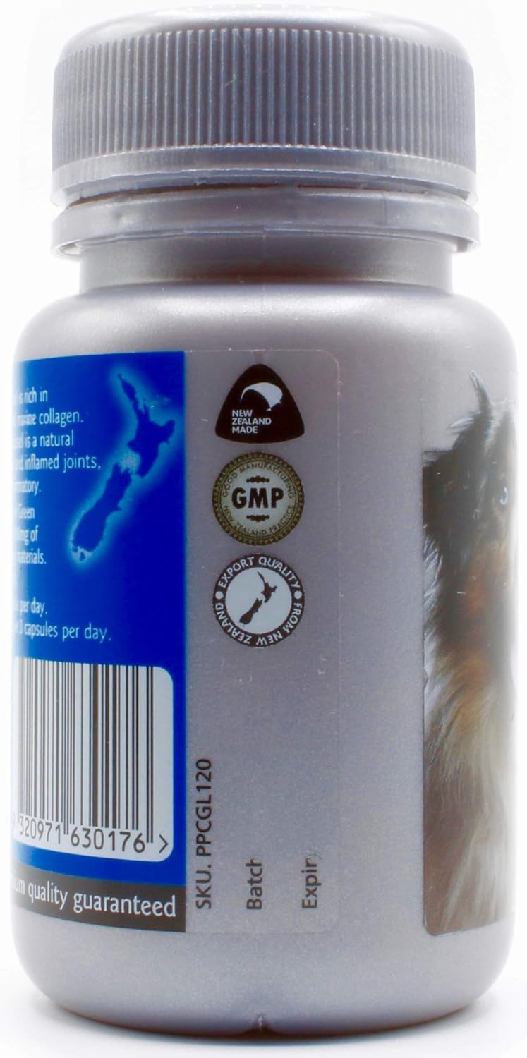 PurePets New Zealand Green Lipped Mussel Capsules for Dogs and Cats (200mg, 120 Capsules) - görsel 4