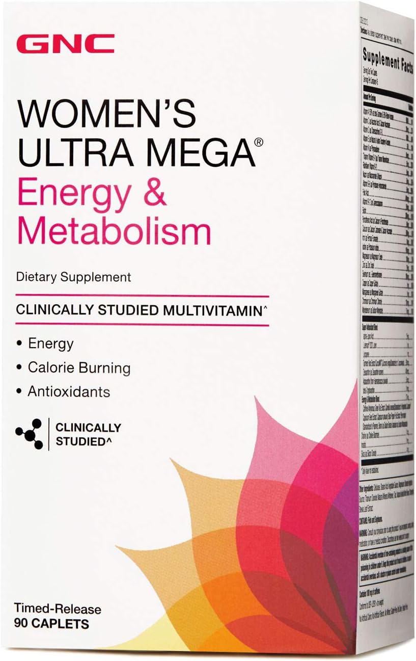 GNC Women's Ultra Mega Energy and Metabolism Multivitamin - görsel 1