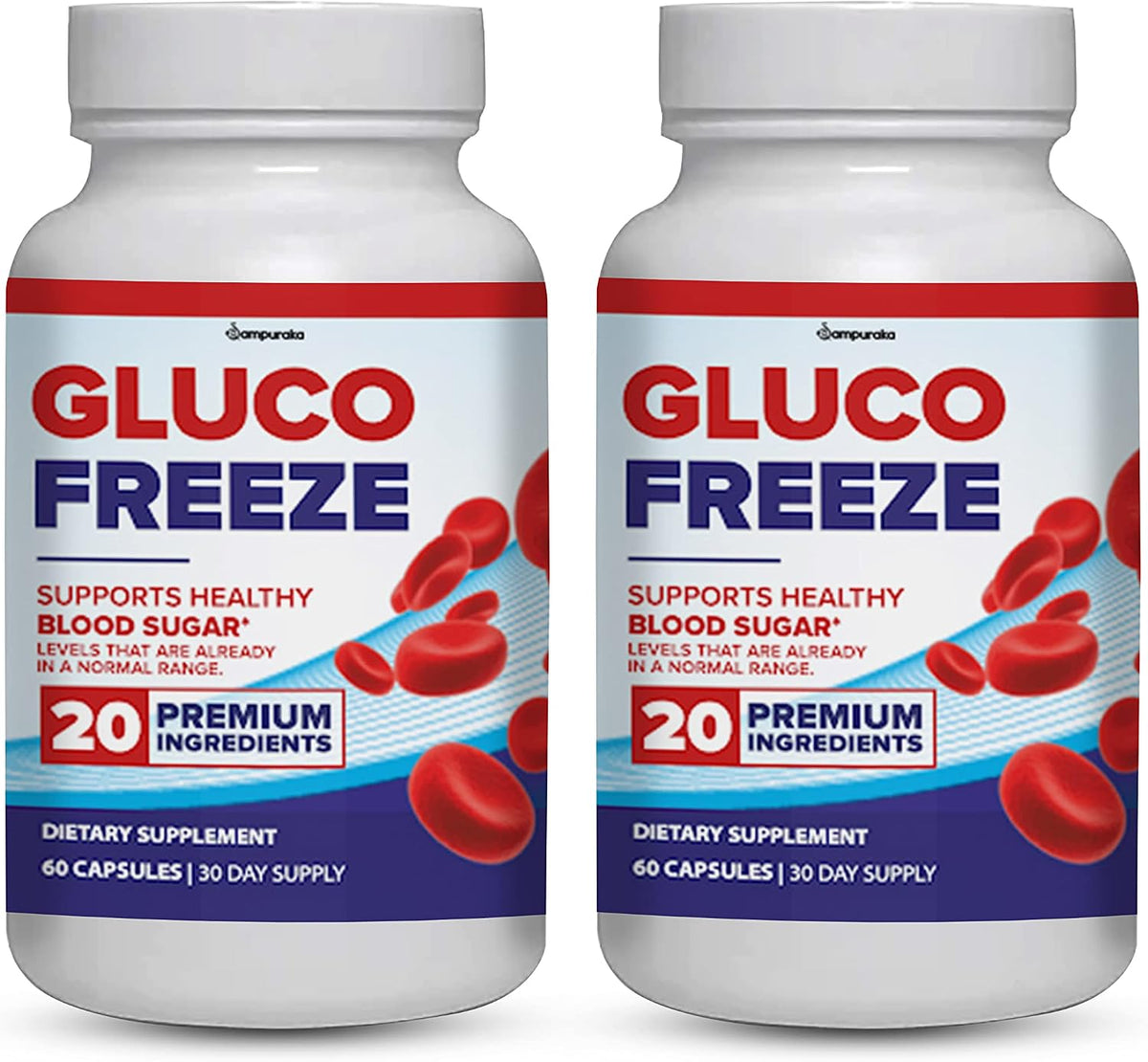 GlucoFreeze Advanced Formula Supplement – 2 Pack - görsel 1