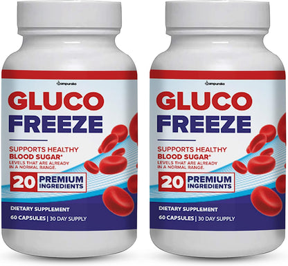 GlucoFreeze Advanced Formula Supplement – 2 Pack