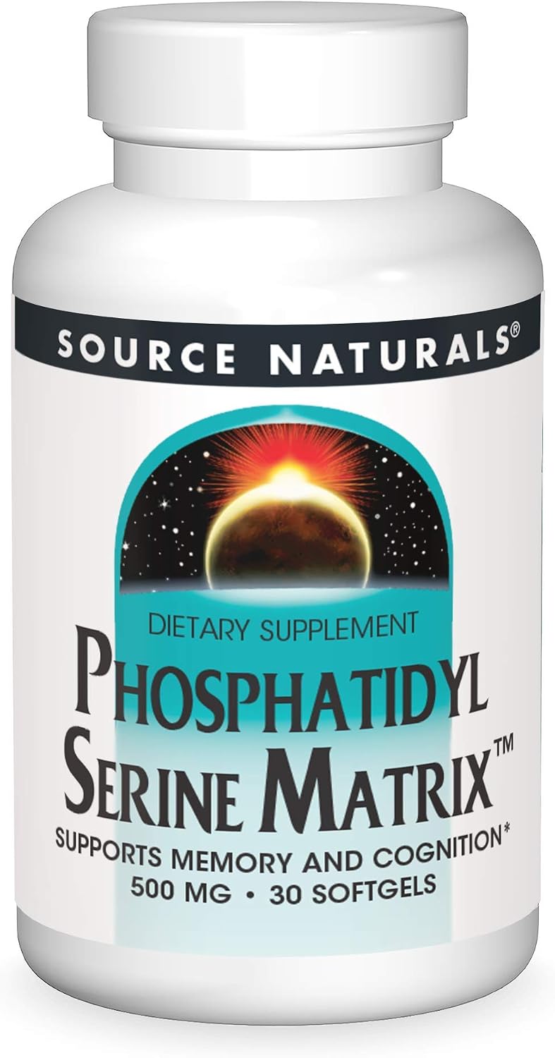 Source Naturals Phosphatidyl Serine Matrix 500mg - 60 Softgels - görsel 7