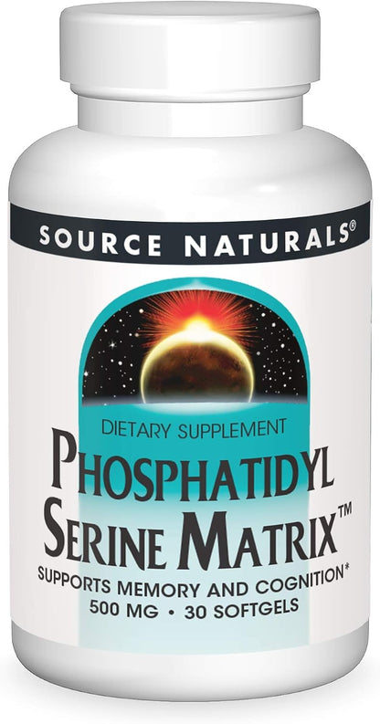 Source Naturals Phosphatidyl Serine Matrix 500mg - 60 Softgels