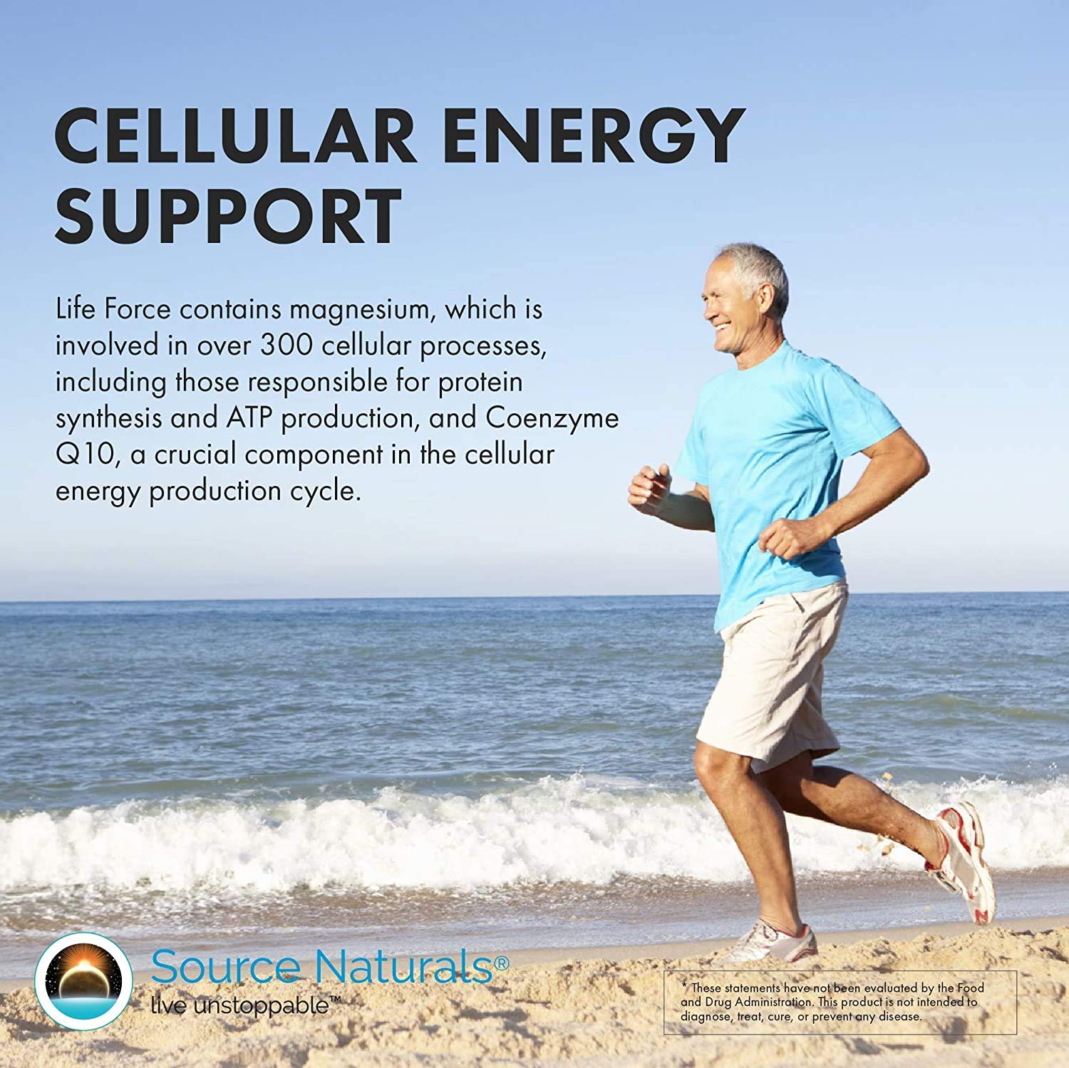 Source Naturals Life Force Multiple Iron Free Daily Multivitamin - High Strength Essential Vitamins, Minerals and Antioxidants - 120 Tablets - görsel 6