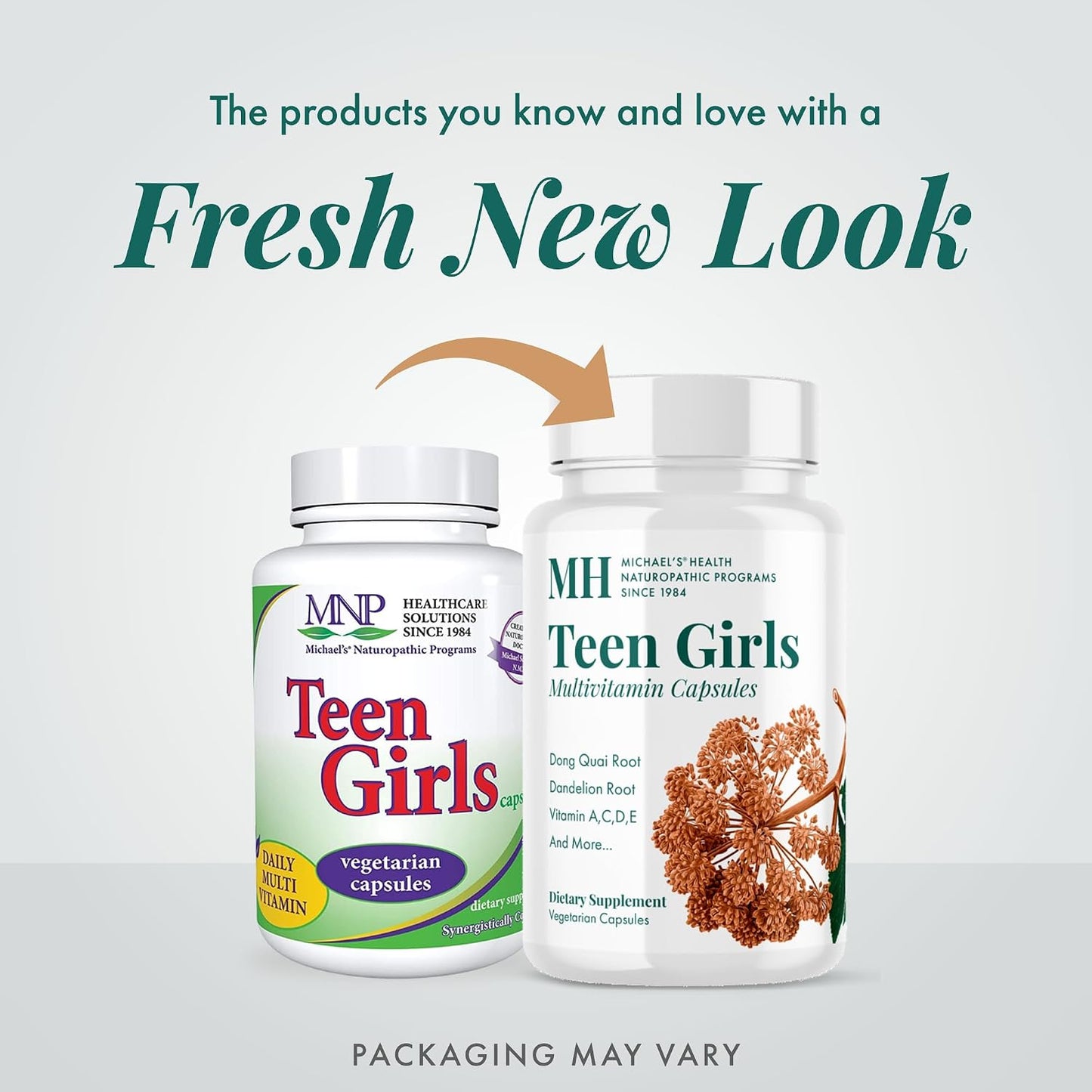 Michael's Health Naturopathic Programmes Teen Girls Multivitamin - 60 Vegetarian Capsules - görsel 3