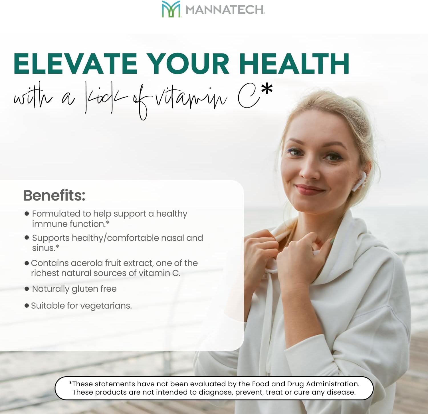 Nasal and Sinus Support with Immune Defence – Manna-C – 60 Capsules - görsel 4