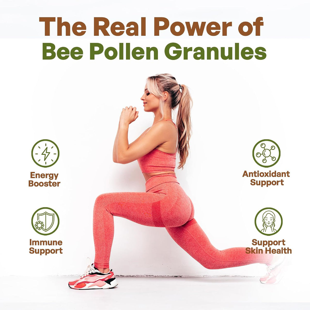 Go Nutra Bee Pollen Granules Pure | Natural Superfood, 454 g - görsel 4