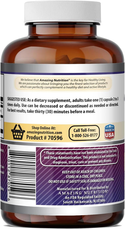 Amazing Formulae DLPA – DL-Phenylalanine 1000 mg (180 Capsules)