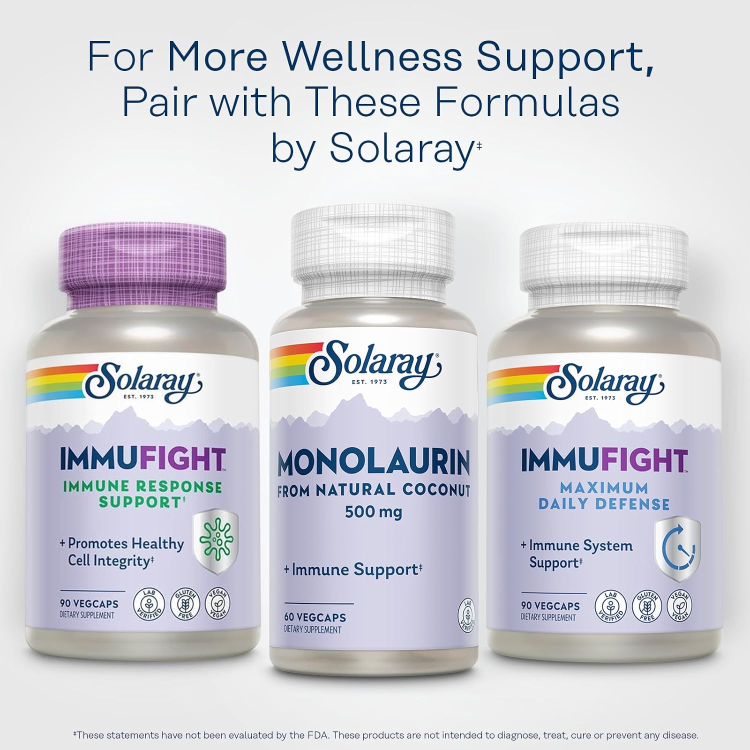 Solaray Monolaurin 500mg - 60 Vegetable Capsules - görsel 7