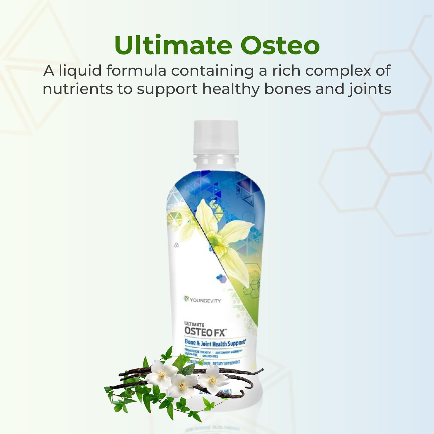Youngevity Ultimate Osteo-Fx Liquid – Bone Health Support with Calcium Citrate & Vitamin D3, 946 ml - görsel 2