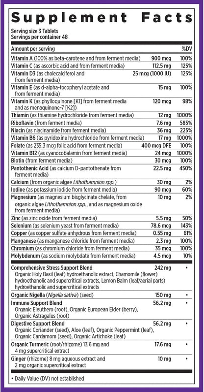 New Chapter Perfect Calm Daily Multivitamin for Stress & Mood Support - 144 Count