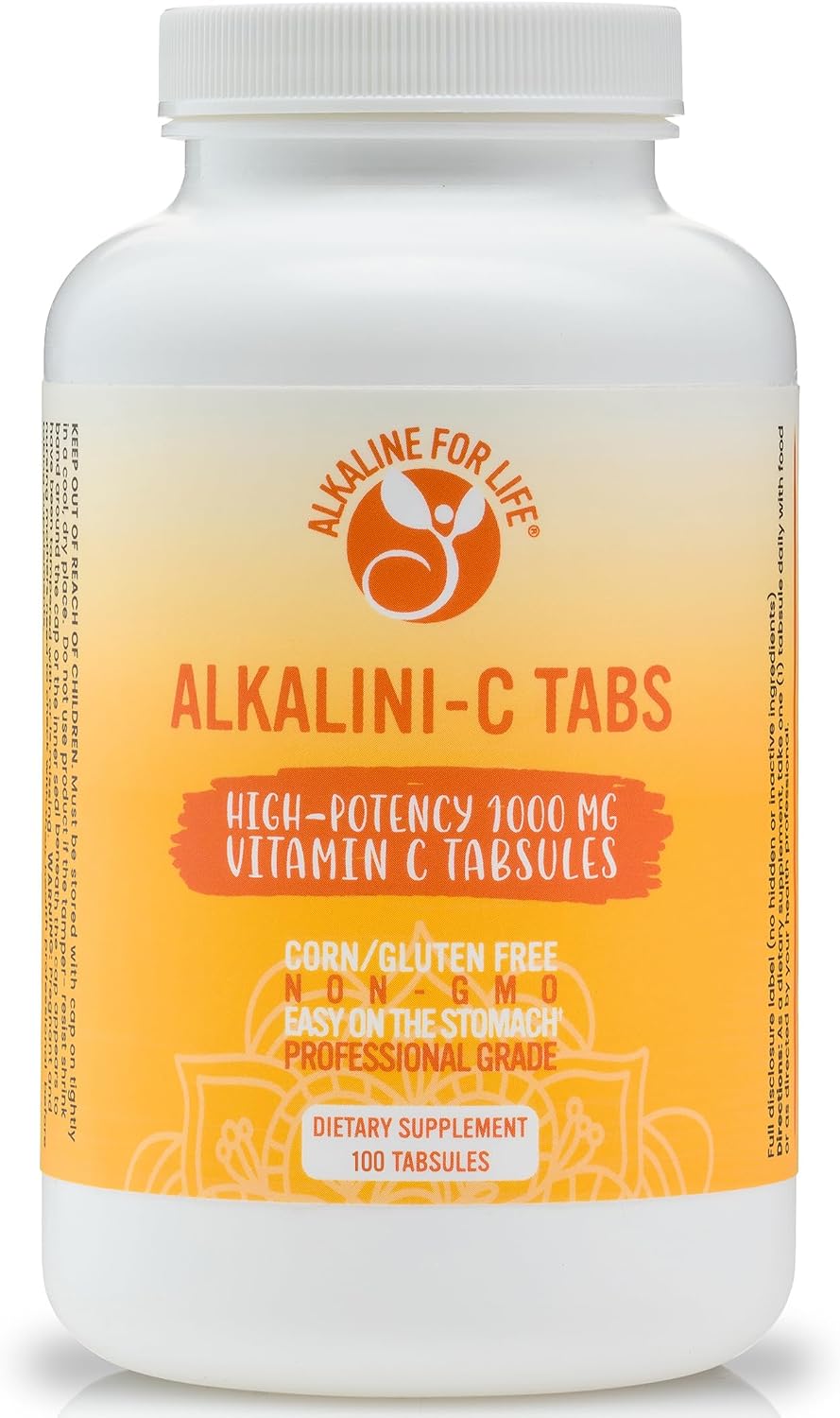 Alkaline for Life Alkalini-C Buffered Vitamin C Tablets, 1000 mg, 100 Tabsules - görsel 1