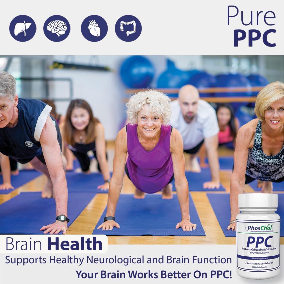 Nutrasal PhosChol PPC Polyenyl PhosphatidylCholine Choline Supplement 900mg 300 Gelatine Capsules - görsel 9