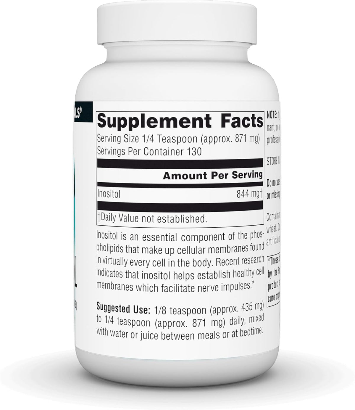 Source Naturals Pure Inositol, Food Supplement - 113g Powder - görsel 2