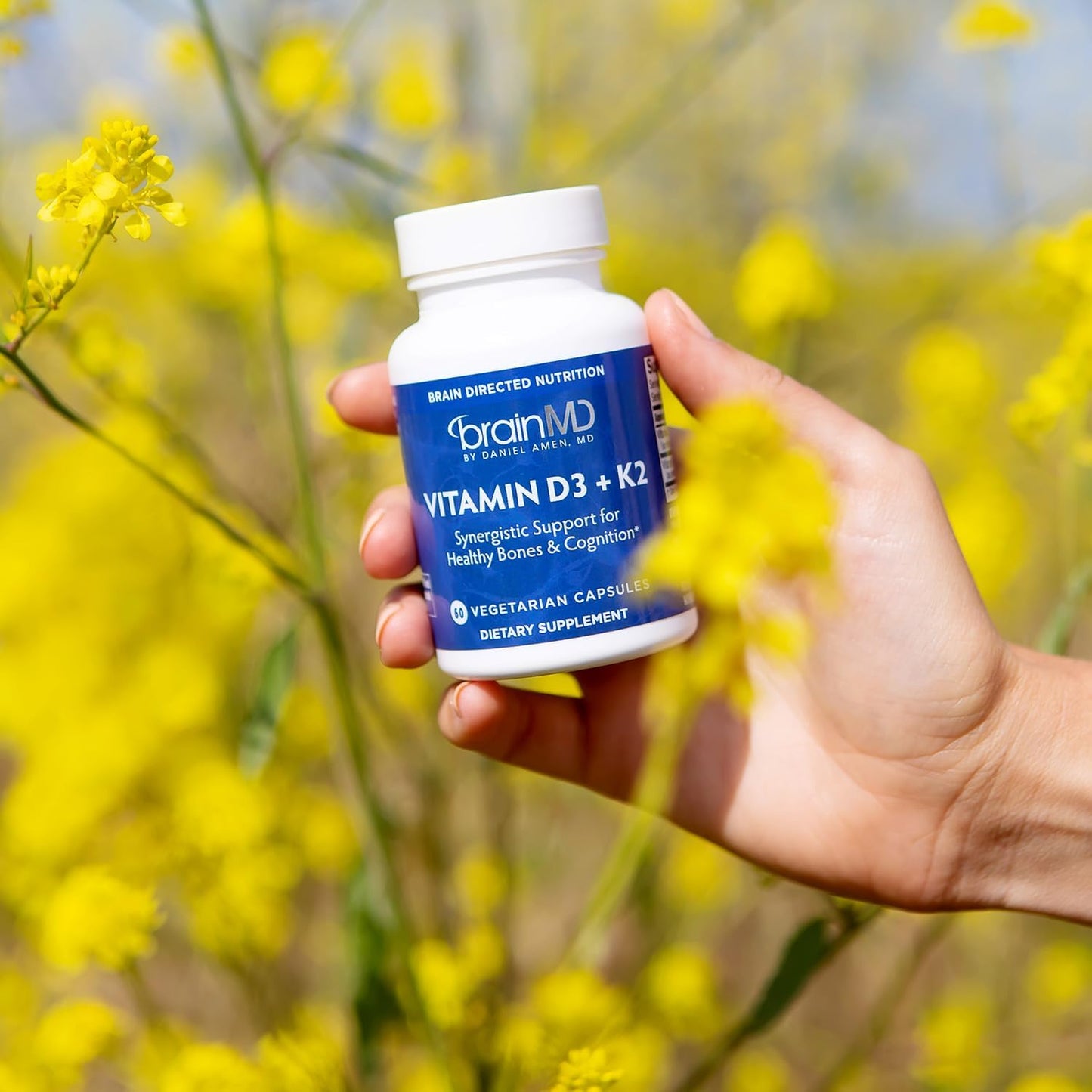 BRAINMD Vitamin D3 + K2, 60 Capsules - görsel 4