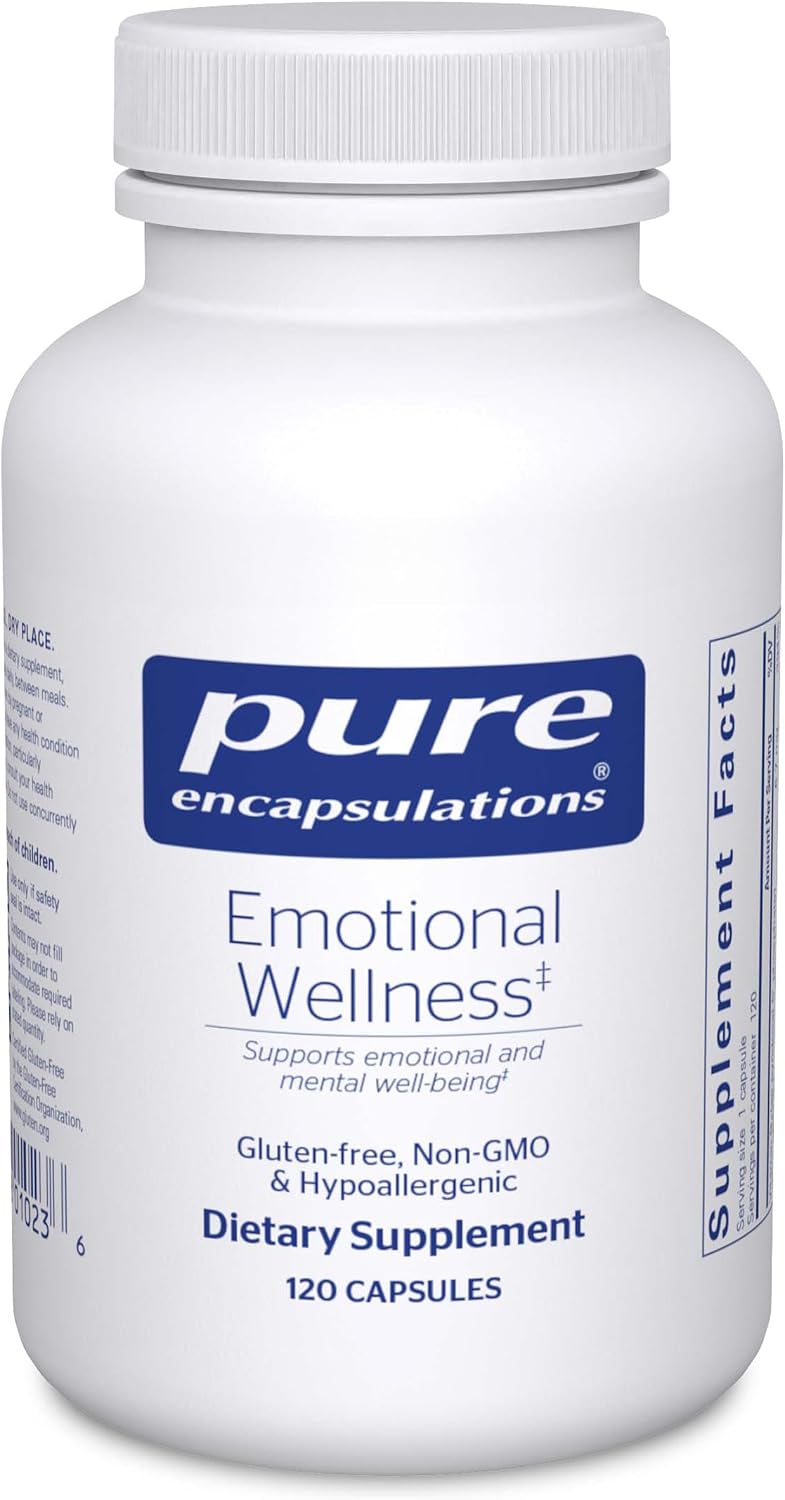 Pure Encapsulations Emotional Wellness - Support for Occasional Stress, 60 Capsules - görsel 8
